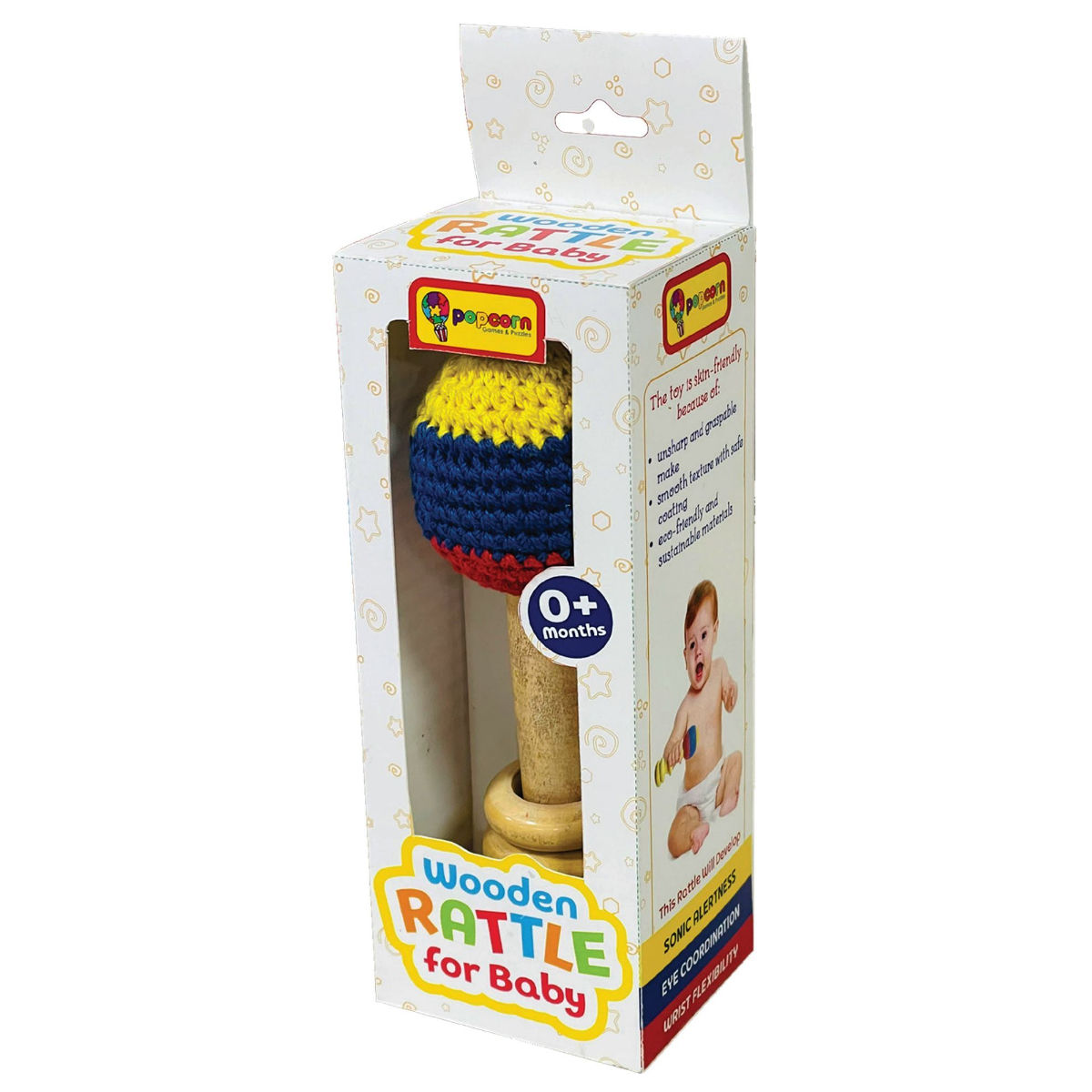 Popcorn Games & Puzzles Wooden Rattle for Baby Buy Popcorn Games