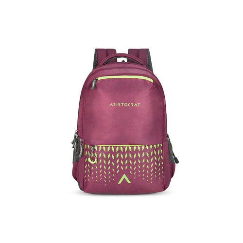 Buy Aristocrat Polyester 30L Bean Backpack Wine For Men Women Online