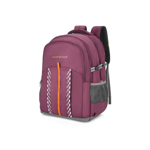 aristocrat unisex purple laptop backpack Buy Aristocrat Hi Space Backpack Wine Online