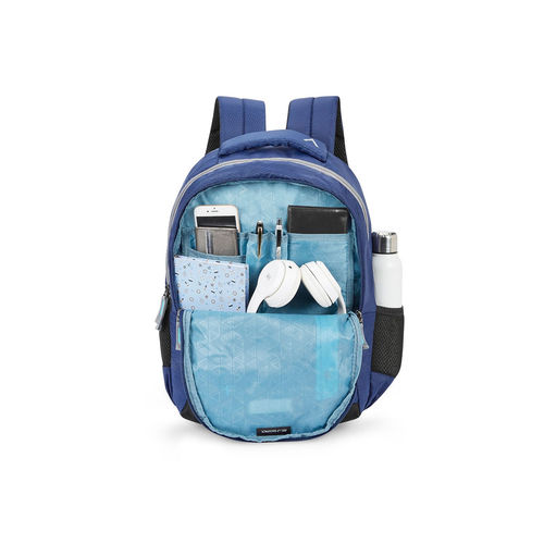 Buy Aristocrat Polyester 27L Arc Laptop Backpack Blue For Men