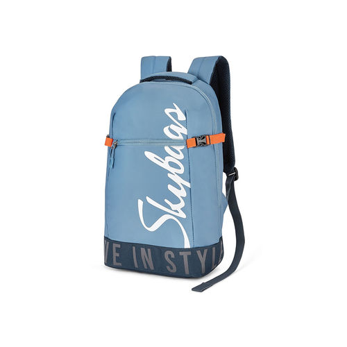 Buy Skybags Boho 01 Backpack With Rain Cover Blue Online
