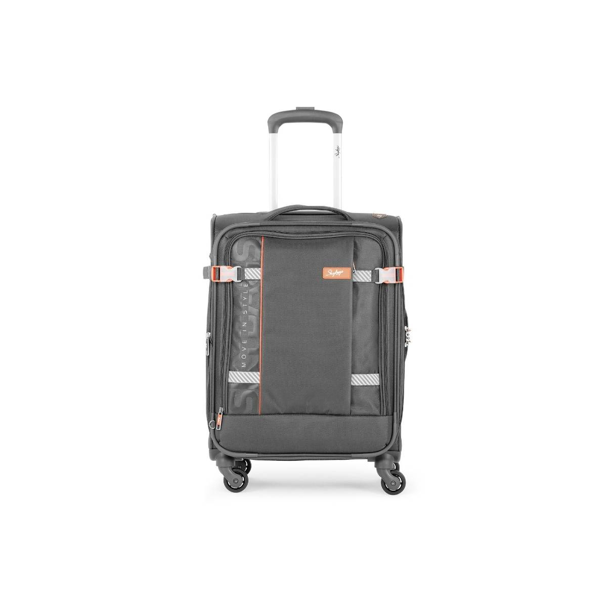 Buy Skybags Snazzy 4W Exp Strolly - H 59 Steel Grey (S) Online
