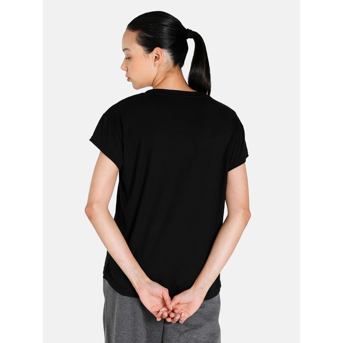 Puma Modernports Women Black T-Shirts: Buy Puma Modernports Women Black ...