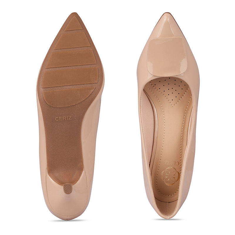 Ceriz Women Solid Nude Pumps: Buy Ceriz 