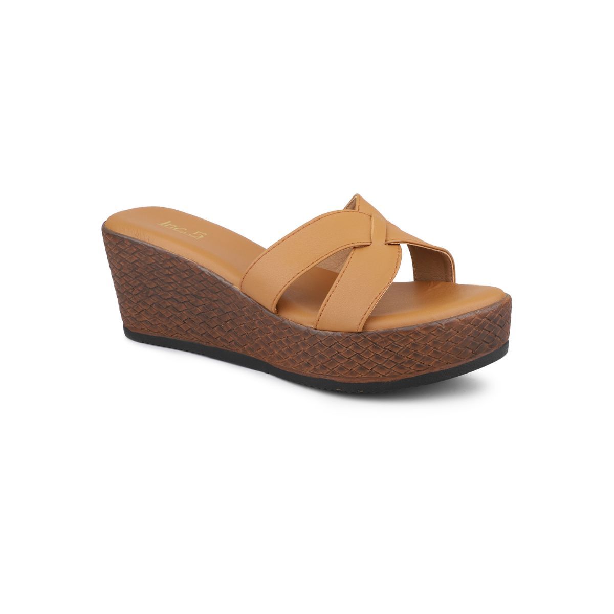 Dark tan online wedges