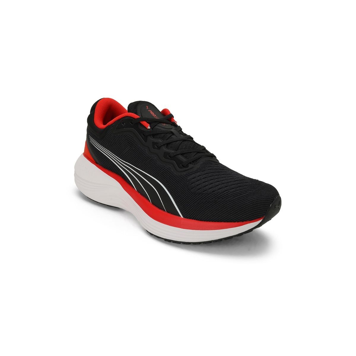 Puma black mesh sports on sale shoes