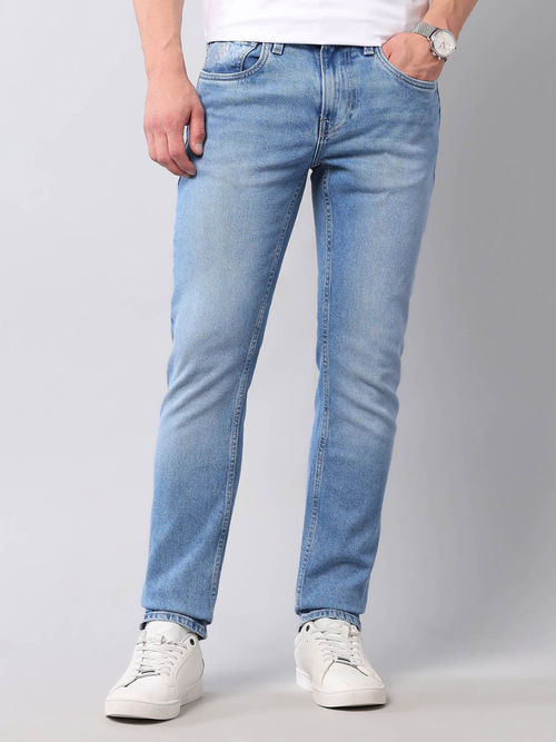 Polo Denim Mens Regallo Skinny Fit Blue Jeans