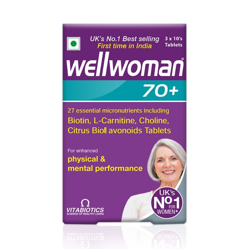 Wellwoman 70+ Health Supplements UK's No.1 Vitamin for Women above 70 (28 Vitamins And Nutrients)