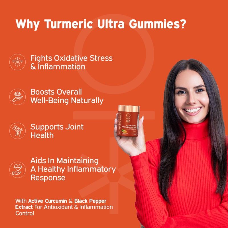 Buy Nutriburst Turmeric Ultra Gummies Ginger Online