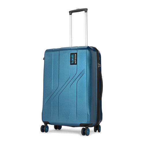 VIP Blue Solid Trolly Bag (Medium)