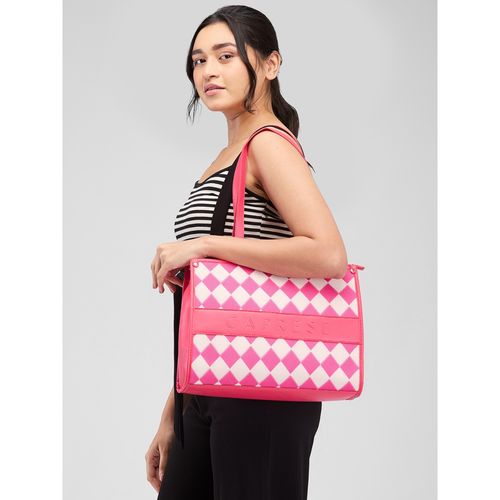 Pink Caprese Trolley Bag Buy Caprese Pink Checks Laptop Bag With