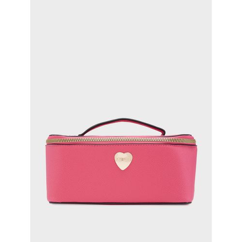 Caprese Pink Solid Vanity Case