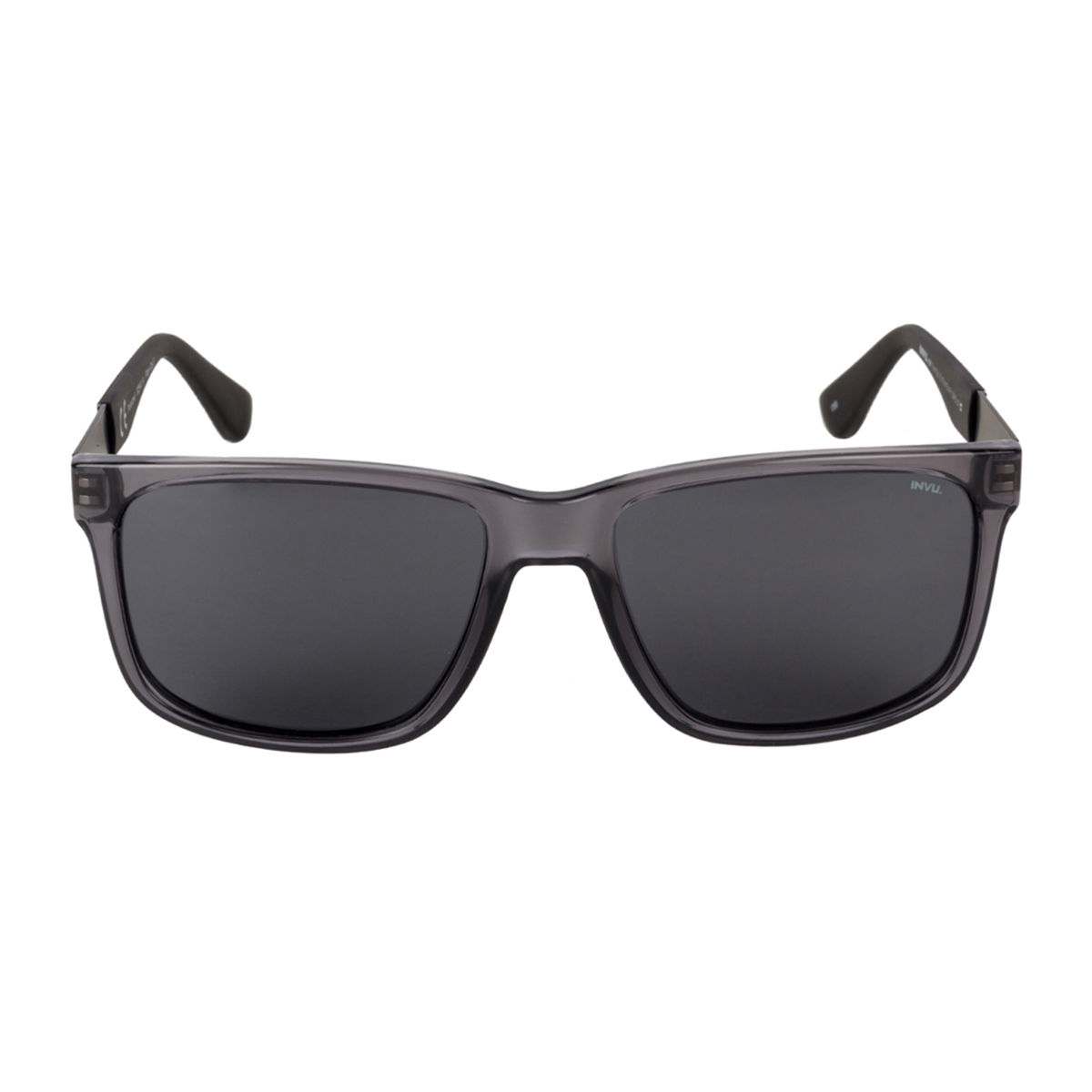 Invu Sunglasses Rectangular Sunglass With Grey Lens For Men
