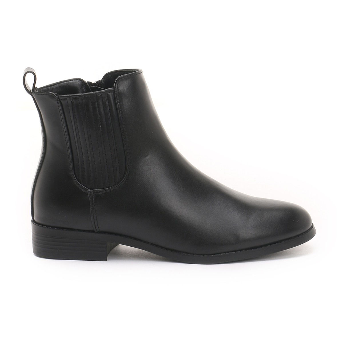 london rag black solid boots