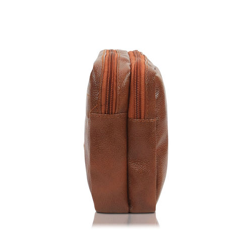 Buy NFI Essentials Leather Travel Pouch Toiletry Bag for Men and