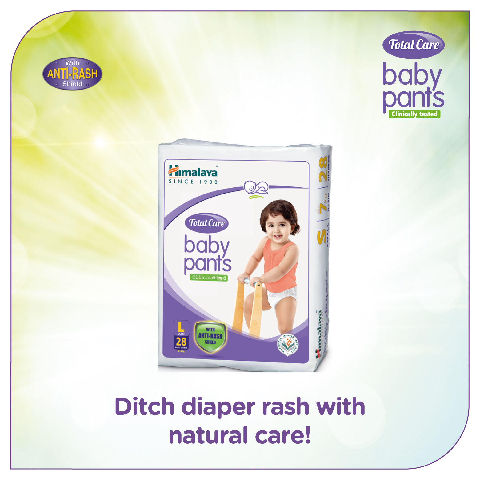Buy Himalaya Total Care Baby Pants Diapers, Extra Large, 74 Count & Himalaya  Baby Lotion (400ml) Online at Lowest Price Ever in India | Check Reviews &  Ratings - Shop The World