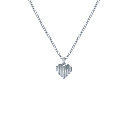 Buy Ted Baker Linra Silver Heart Pendant Necklace Online