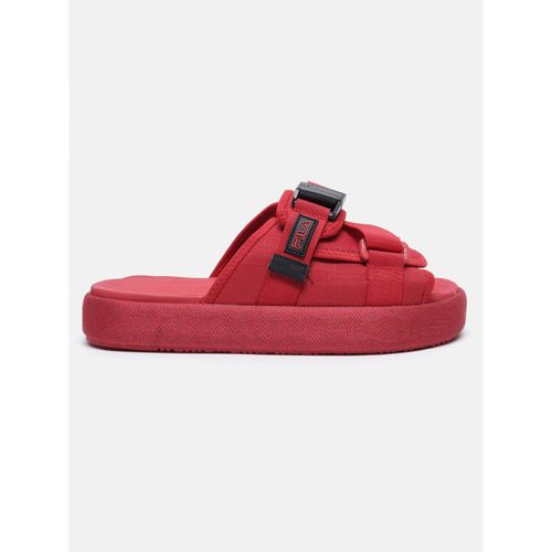 fila sandals mens red