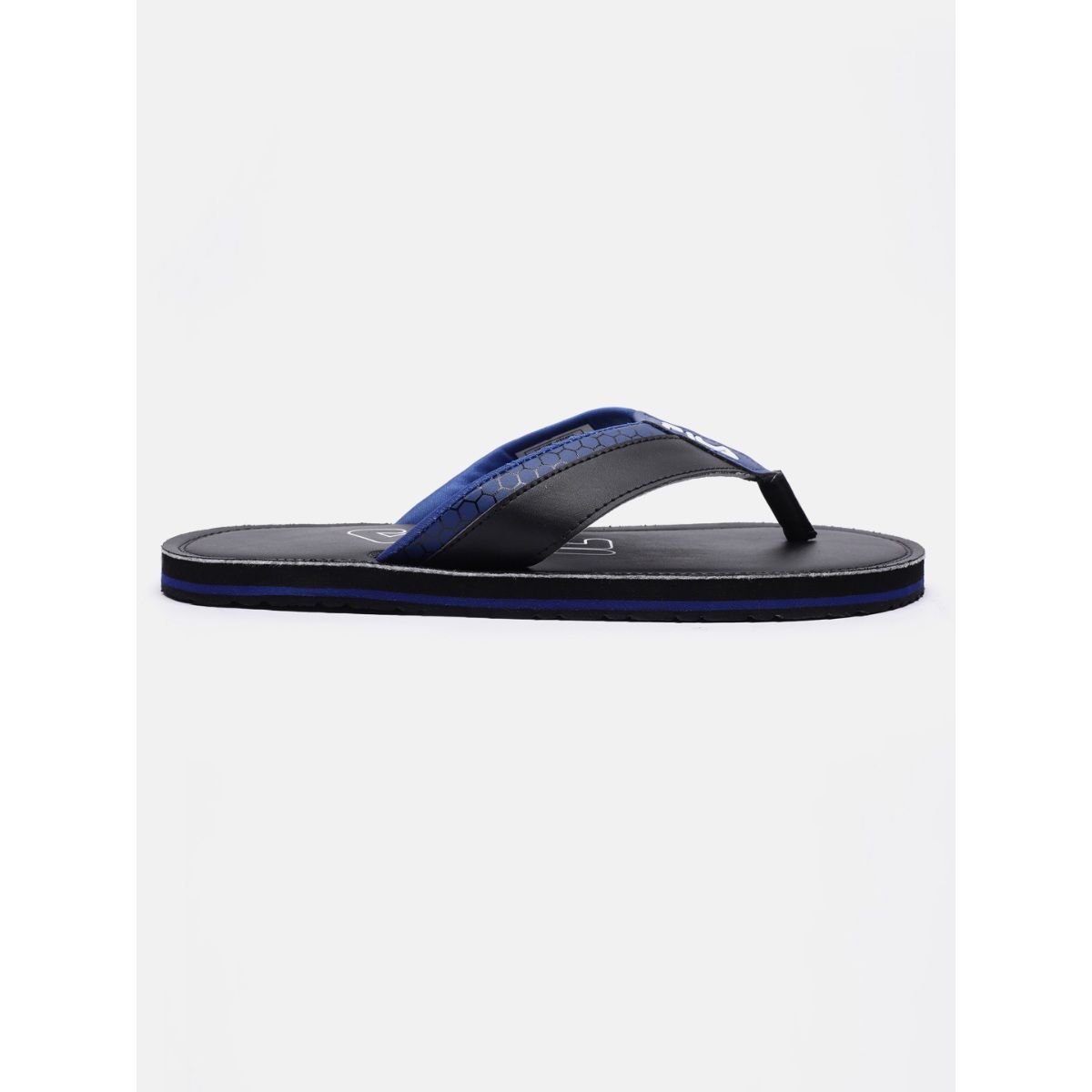 Fila men cheap black flip flops