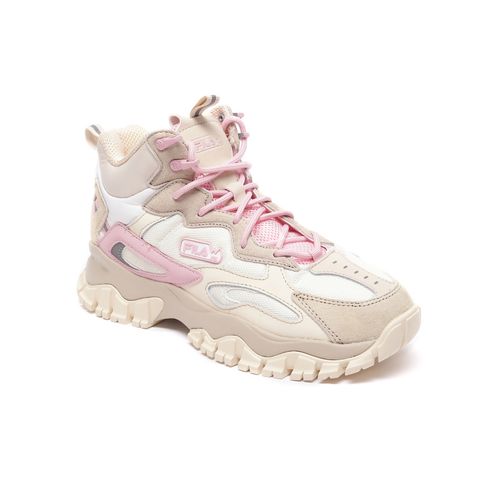 Fila Women Beige Ray Tracer Tr Mid Running Shoes (UK 6)