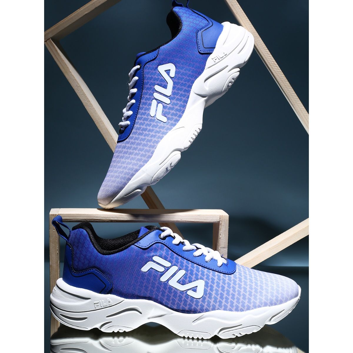 Fila sneakers cheap mens blue