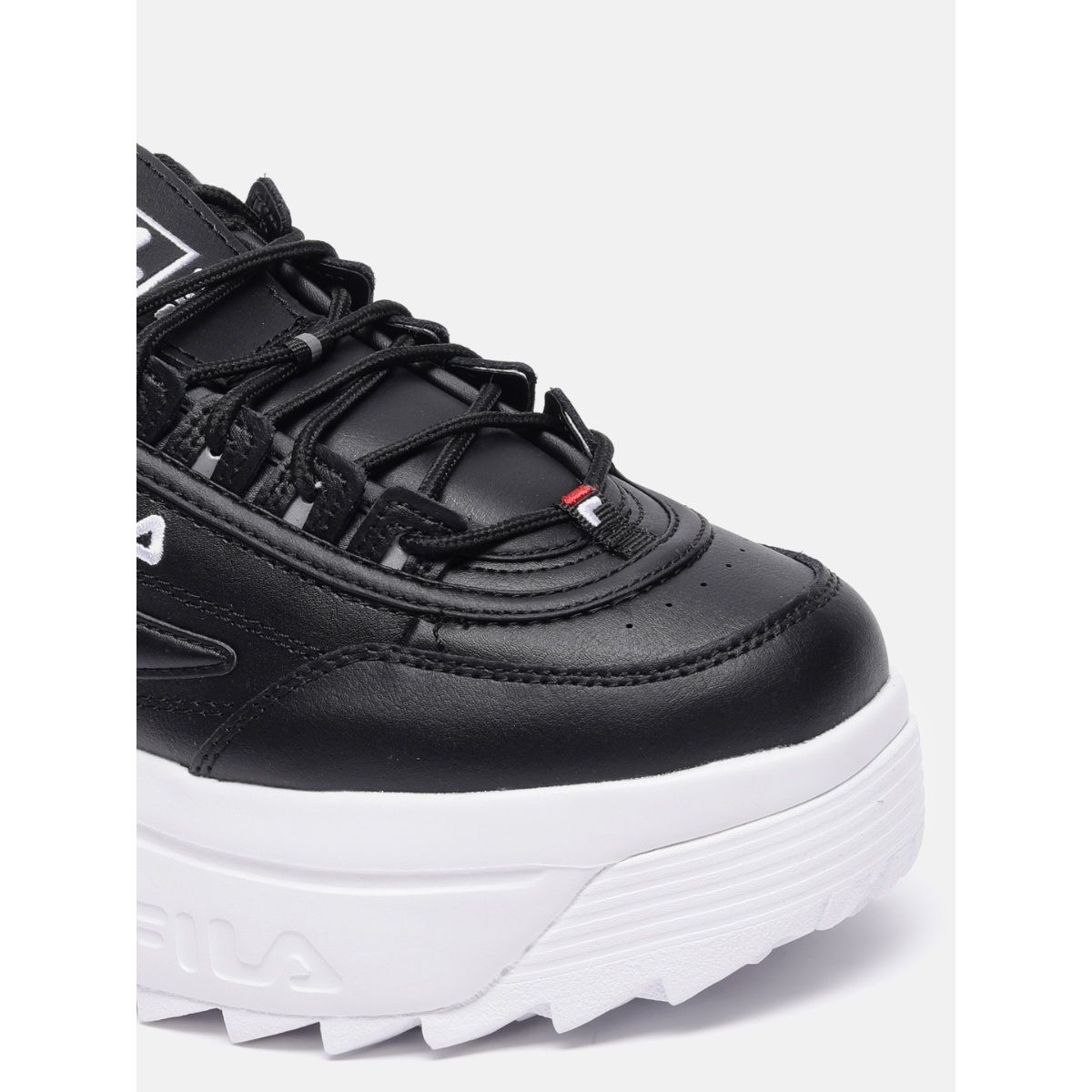 Fila Women Black Disruptor Ii Wedge Sneakers UK 3