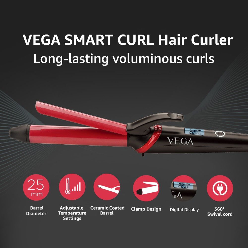 VEGA Smart Curl Hair Curler Buy VEGA Smart Curl Hair Curler Online at