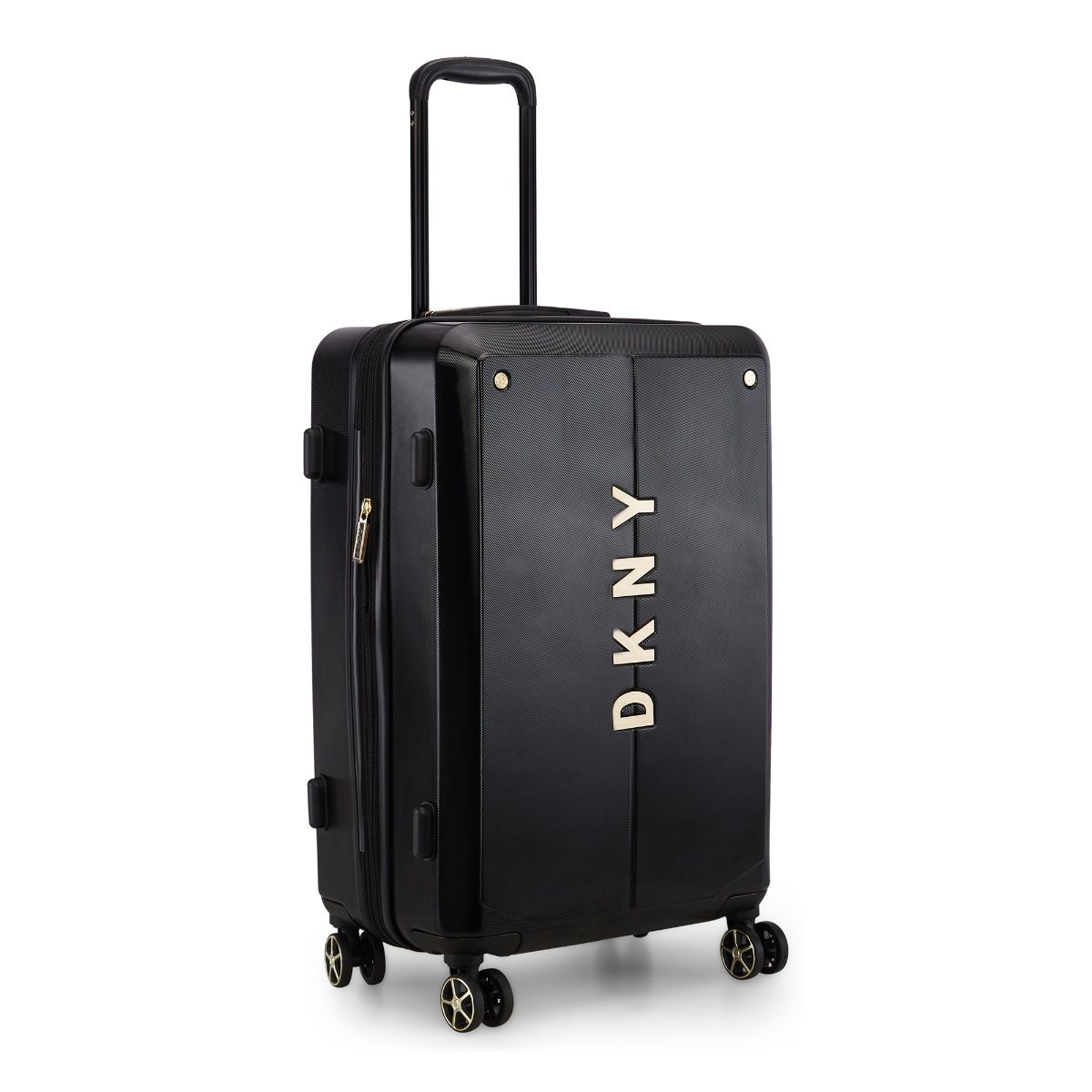 Black dkny suitcase fashion