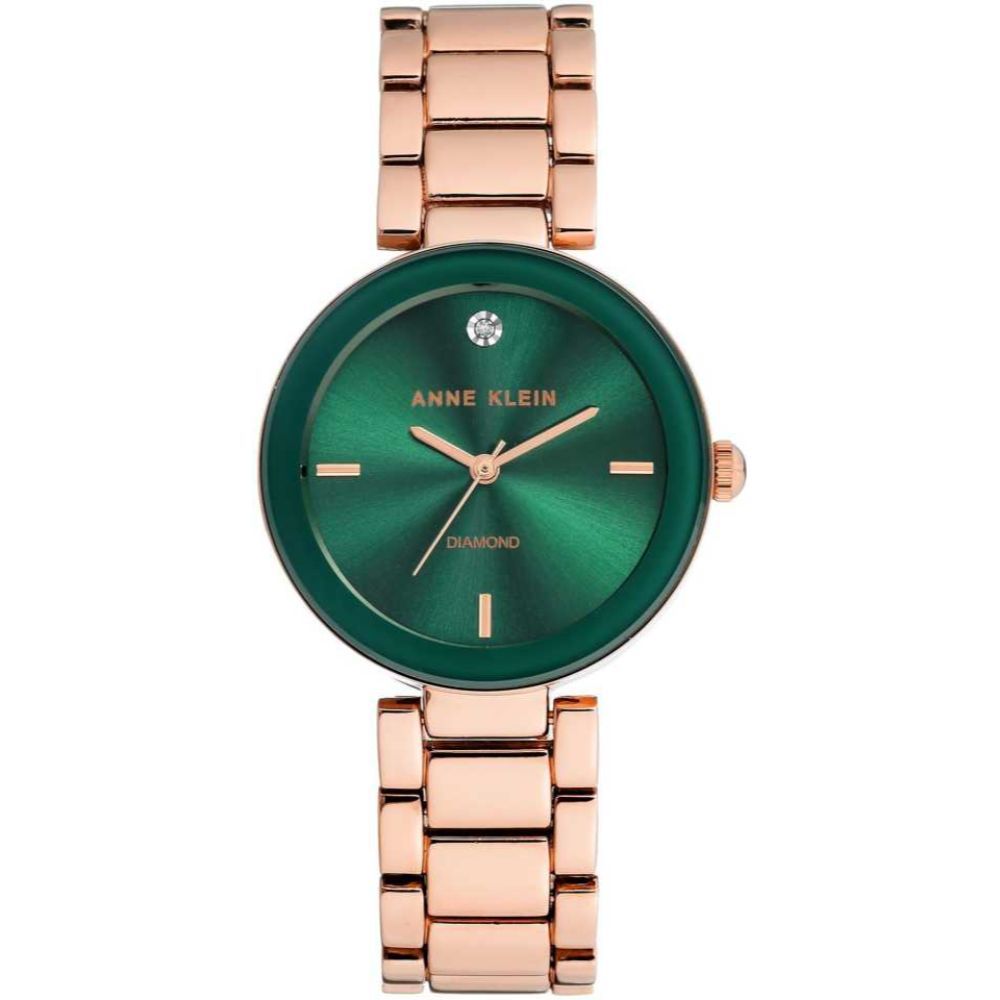 anne klein watches green dial