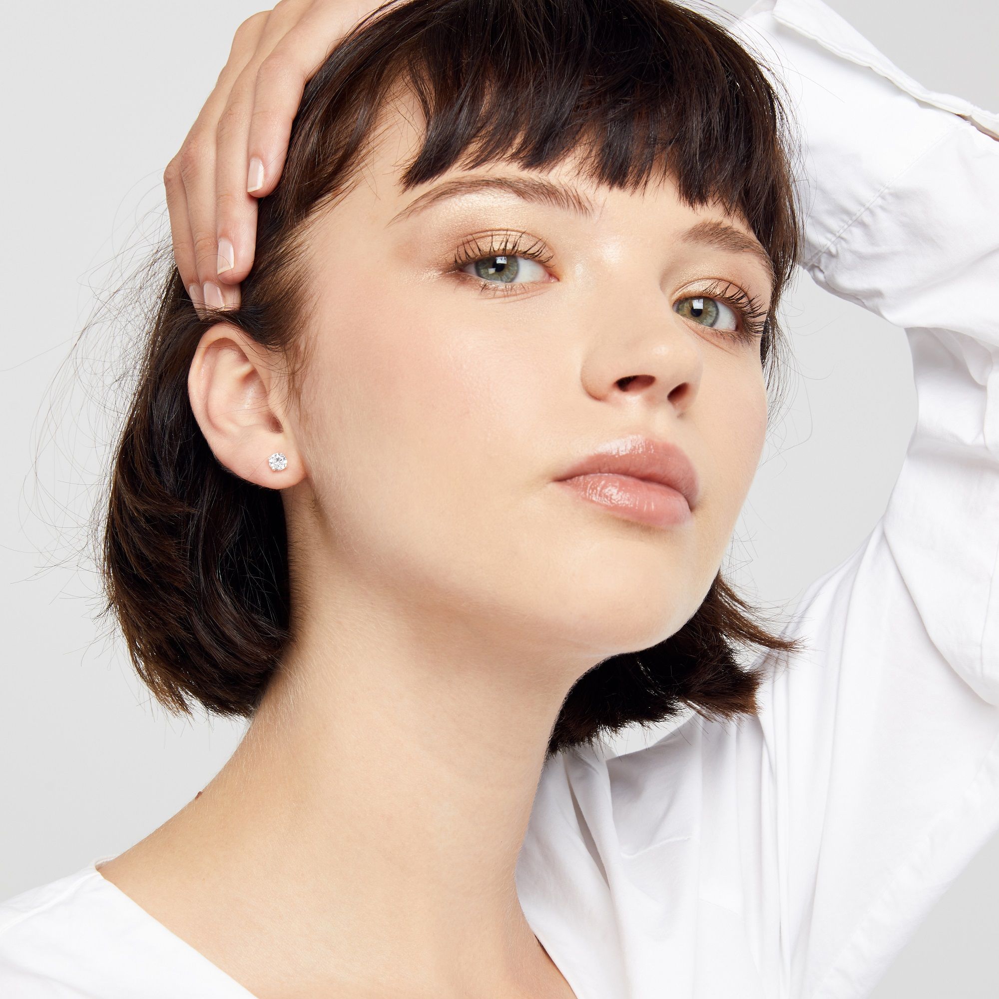 Accessorize London Sterling Silver Cz 1 Ct Round Cut Solitaire Buy Accessorize London Sterling