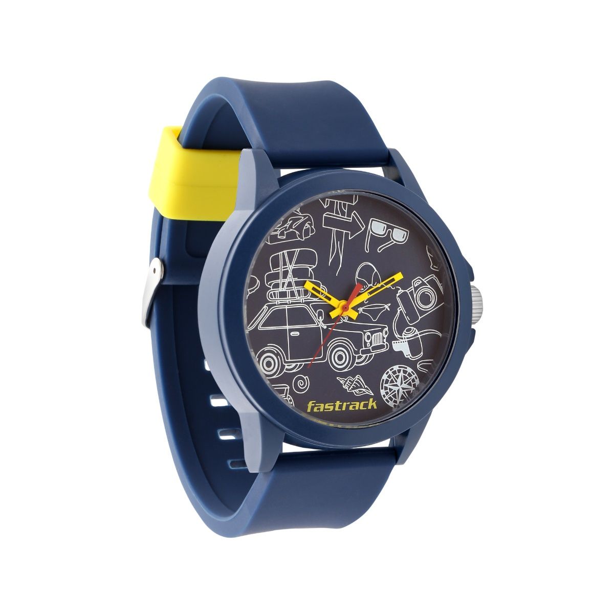 Fastrack 38024PP46 Blue Dial Analog Watch for Unisex: Buy Fastrack ...
