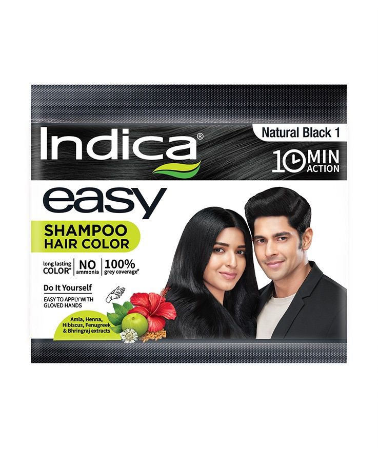 Buy Indica Easy Hair Color Natural Black Online