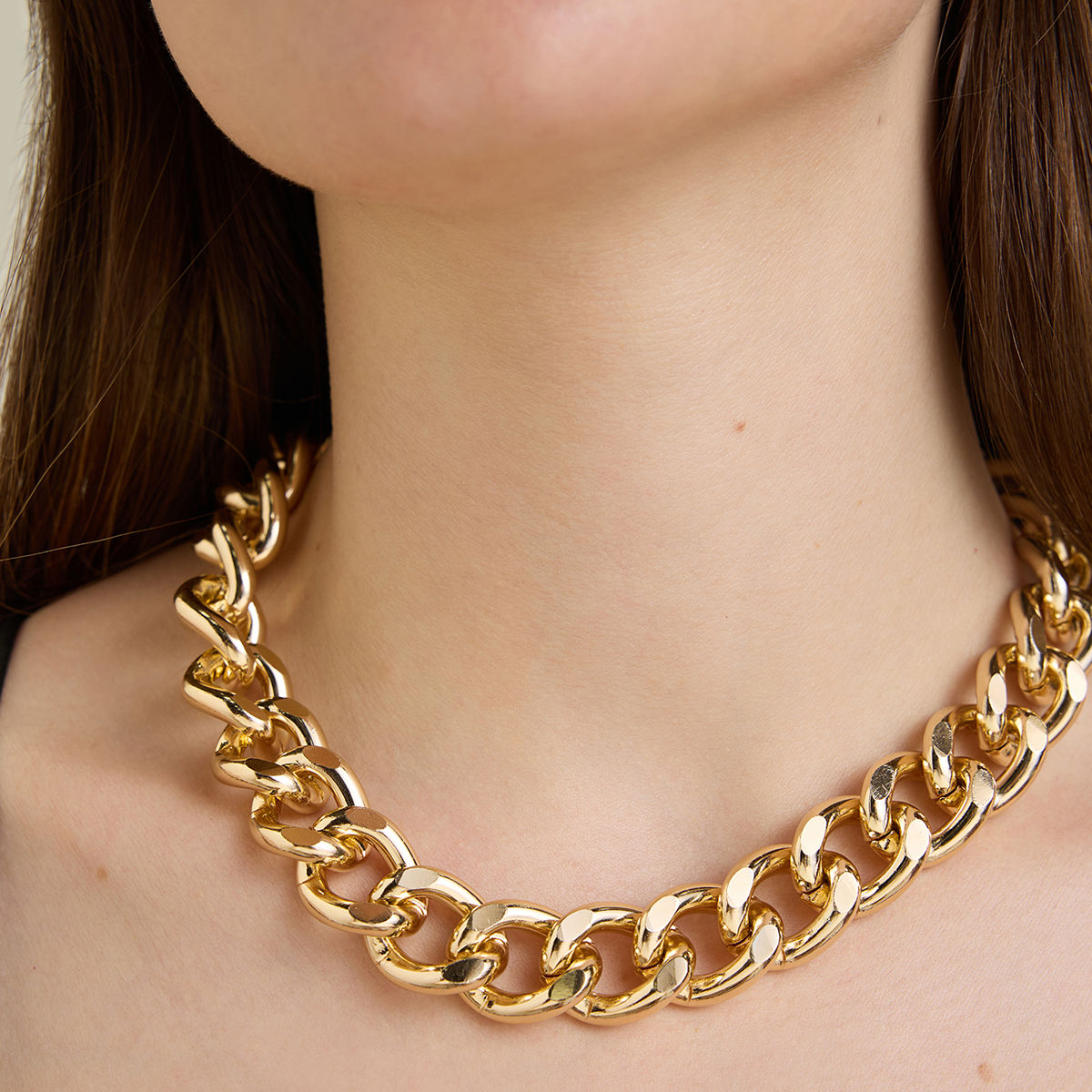 Buy Chunky Gold Necklace Online In India - Etsy India