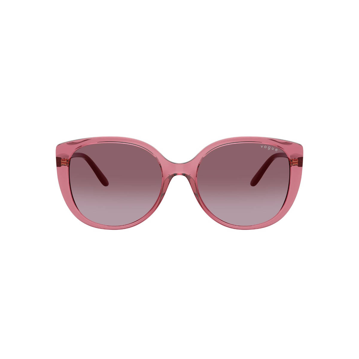 Vogue Eyewear Women Gradient Wine Lens Round Sunglasses - 0VO5623S30658H55 (55)
