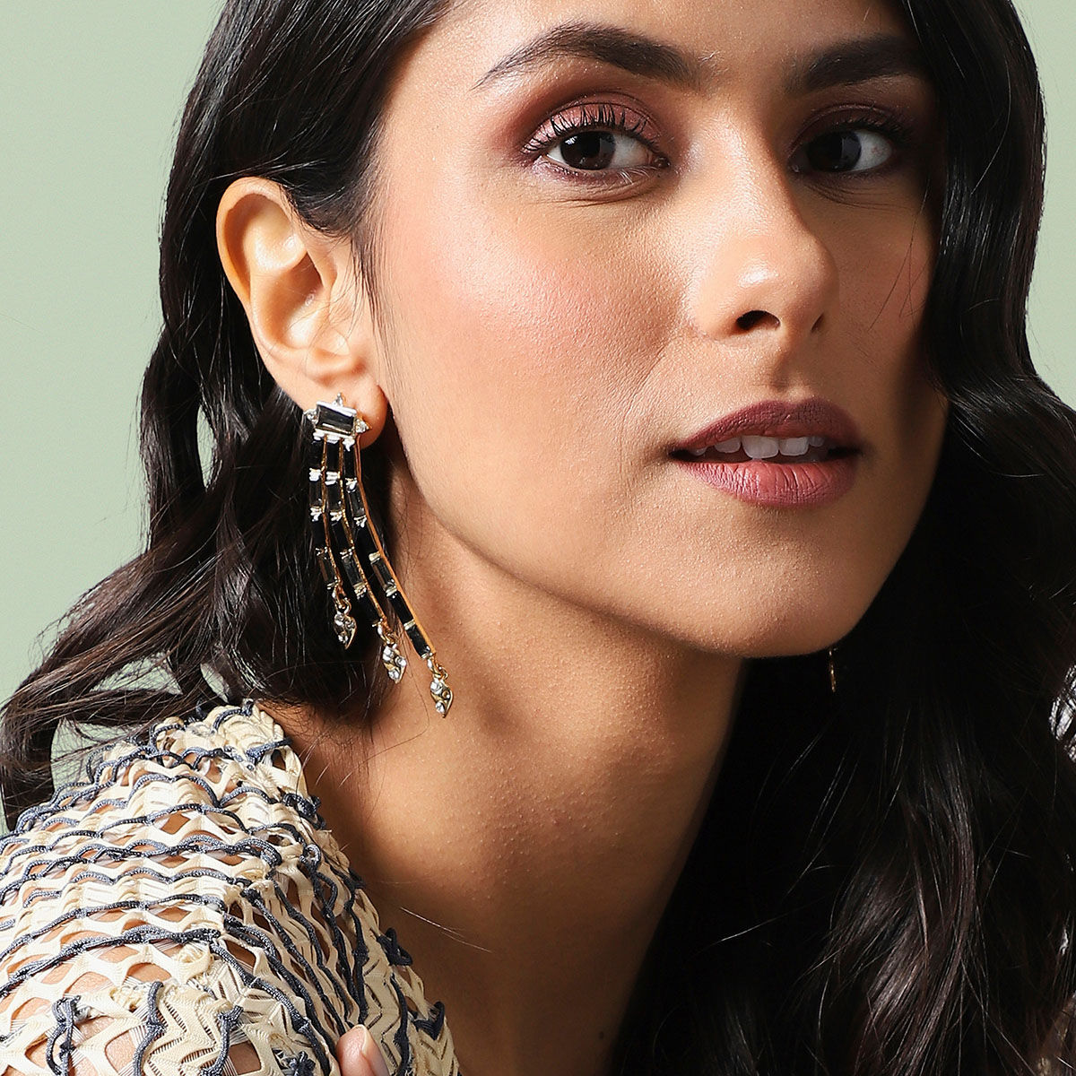 Buy Simple Gold Bar Earrings Long Bar Earrings Dangle Bar Online in India   Etsy