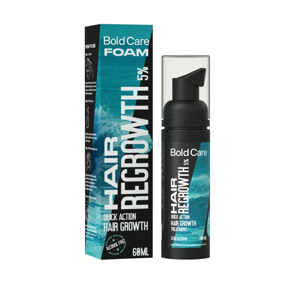 Bold Care Minoxidil Foam 5 Topical Foam for Hair Regrowth First Time in India Buy Bold Care