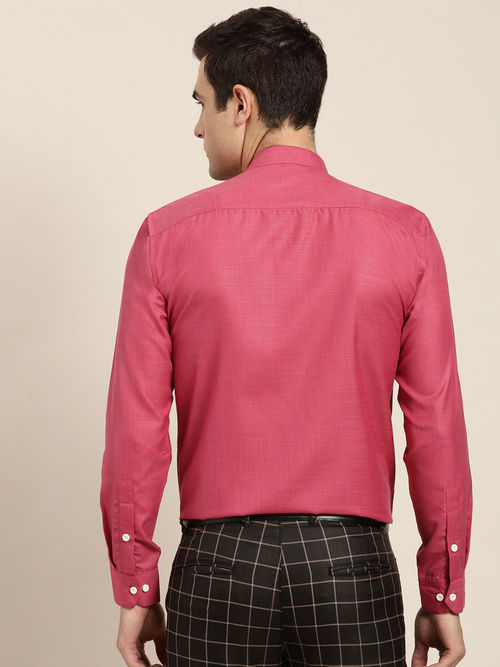 Buy Dark Pink Shirts for Men by SOJANYA Online
