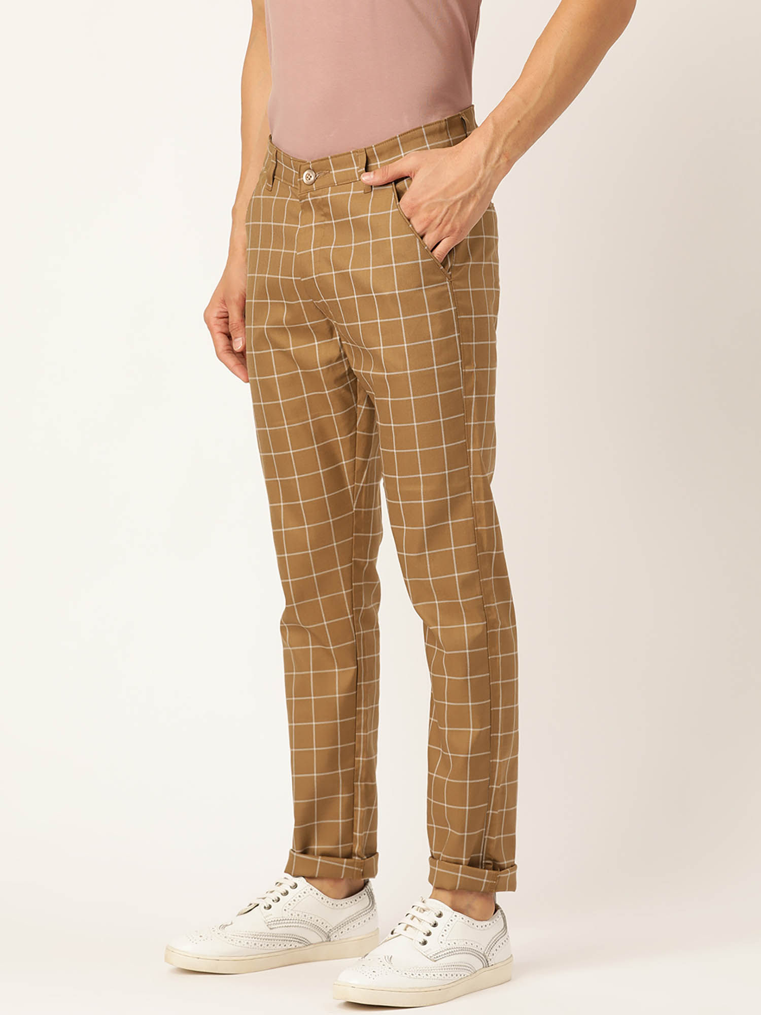 Korean Style Checked Mens Casual Plaid Trousers Men For Spring And Summer  Streetwear From Hamlinary, $22.94 | DHgate.Com