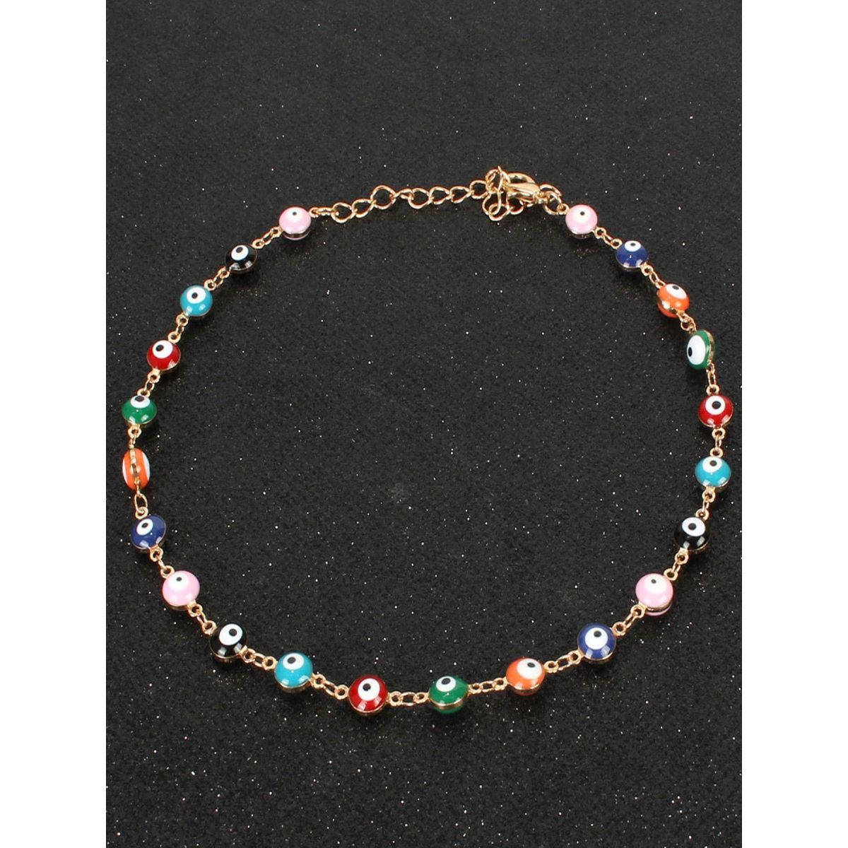 evil eye multicolor necklace