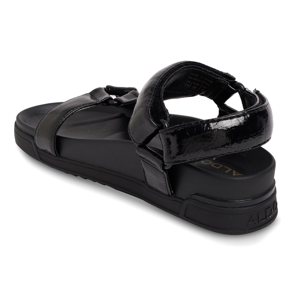 Alun Sandal - Solid Black main image 1