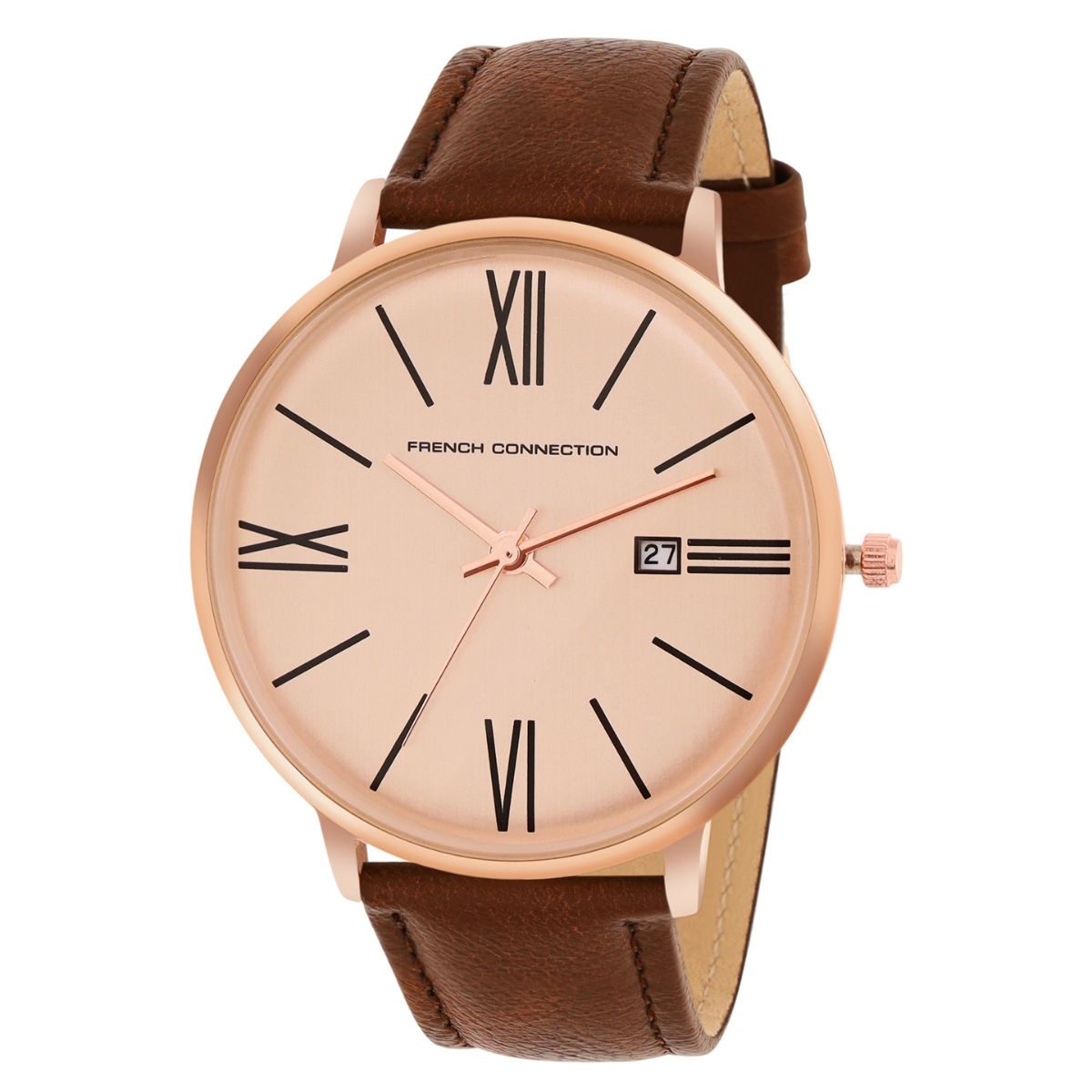 French connection rose gold watch hot sale