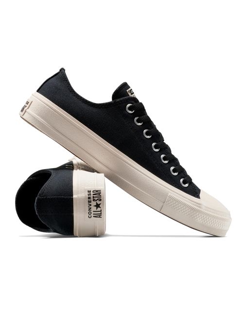 Converse Black Unisex Chuck Taylor All Star Durable Low Top Sneaker (UK 6)