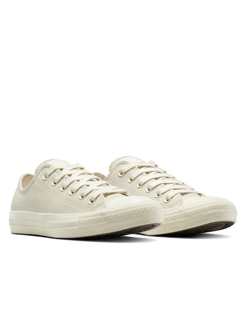 Converse Beige Unisex Chuck Taylor All Star Suede Low Top Sneaker