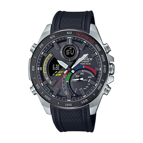 Buy Casio Edifice ECB-900MP-1ADF Black Ana-Digi Dial Black Resin