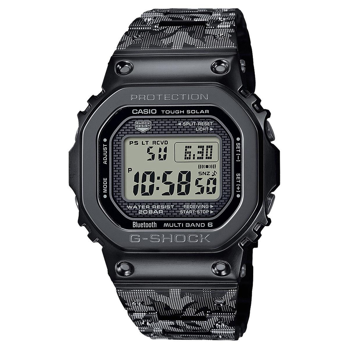 Casio G1321 G-Shock Bluetooth Connect GMW-B5000EH-1DR Digital Watch ...