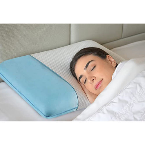 SLEEPSIA Cervical Orthopedic Memory Foam Pillow For Shoulder And Neck Pain  -Regular- Pack Of
