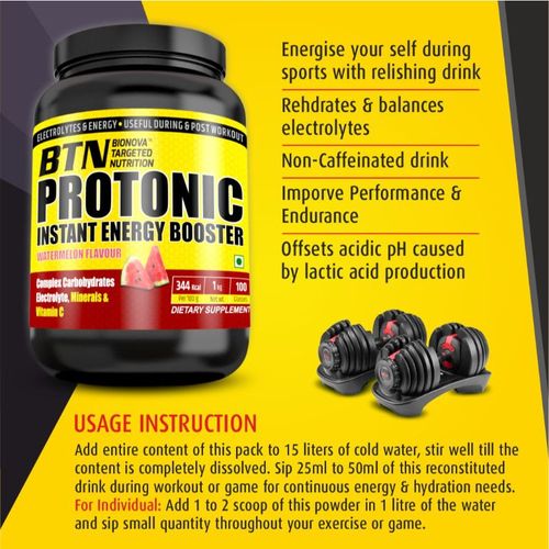 BTN Sports Protonic Instant Energy Booster With Electrolytes ...