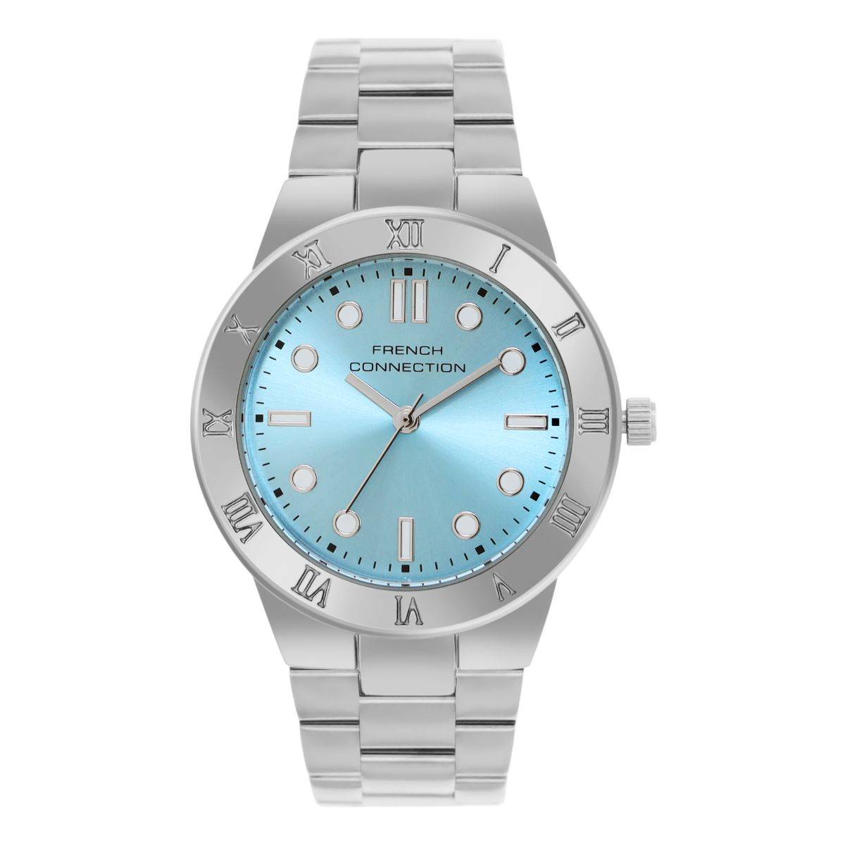 French Connection Blue Dial Analog Watch (FCB7SM) (M)