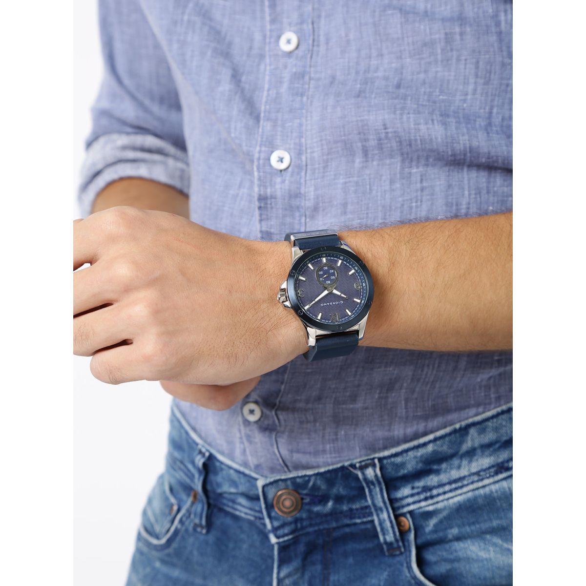 Giordano Analog Blue Dial Men S Watch Buy Giordano Analog Blue Dial Men S Watch Online At Best