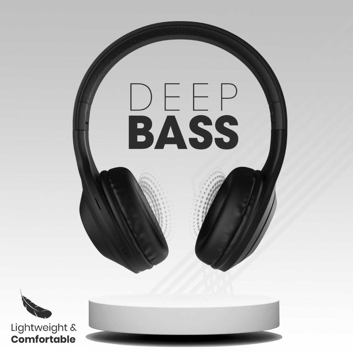 Zebronics Zebduke 101 Wireless Headphone With Mic, Supporting